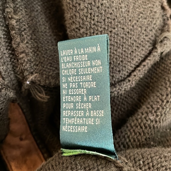 Lauren‎ Ralph Lauren Sweater Oxford Patch Button Down Cardigan Vintage Medium - Picture 9 of 9